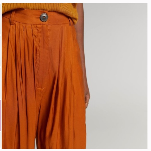 Anthropologie Astrid Pleated Harem Pants Size 8 - Picture 4 of 16